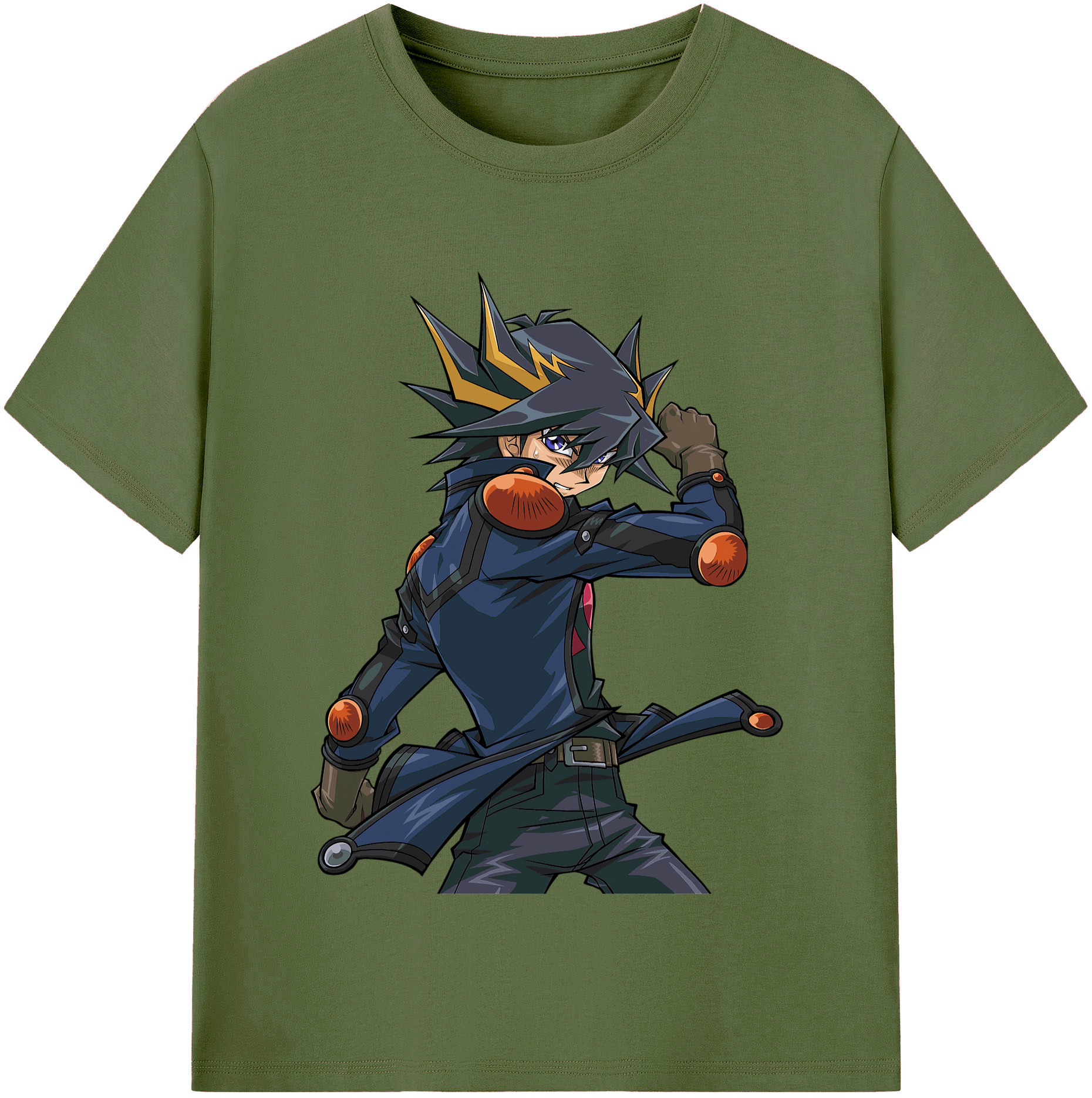 （画像用） 遊☆戯☆王 Yu-Gi-Oh! 綿100％半袖Tシャツ（フロントプリント）